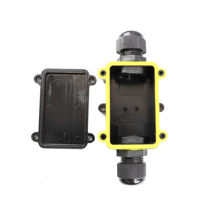 Acoplador de cable de 2 vías impermeable, con enchufe Wago en el interior, IP68