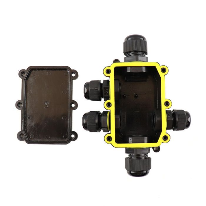 Acoplador de cable impermeable de 5 vías, con enchufe Wago en el interior, IP68