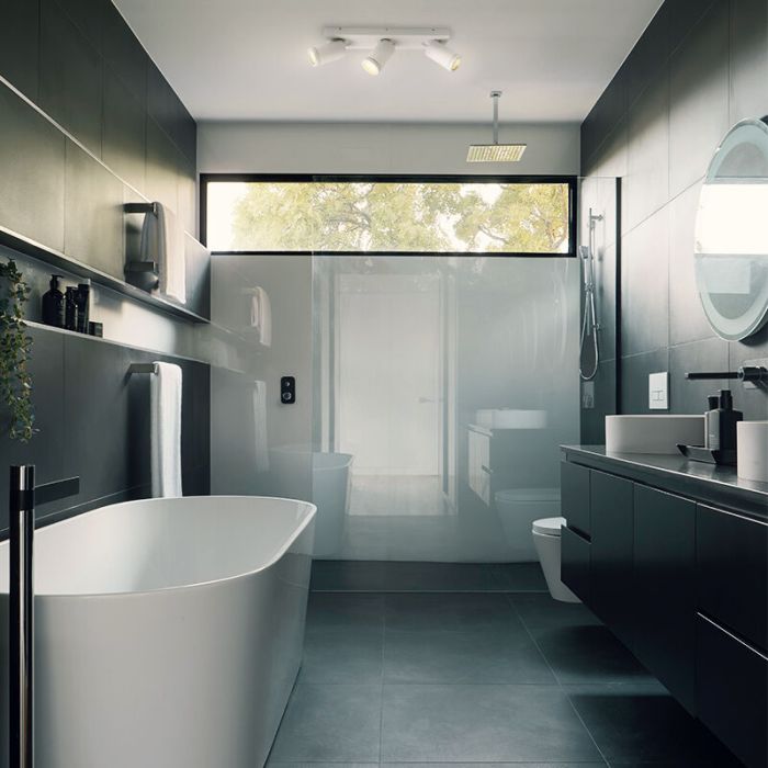 Foco de techo blanco moderno, Kenan, IP44