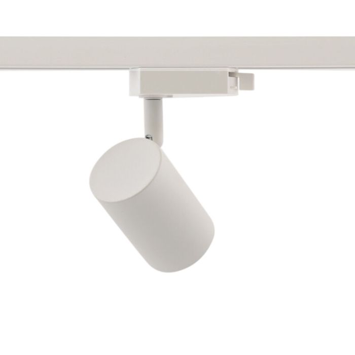 3M sistema iluminación carril monofásico blanco + 5 Elena focos de carril