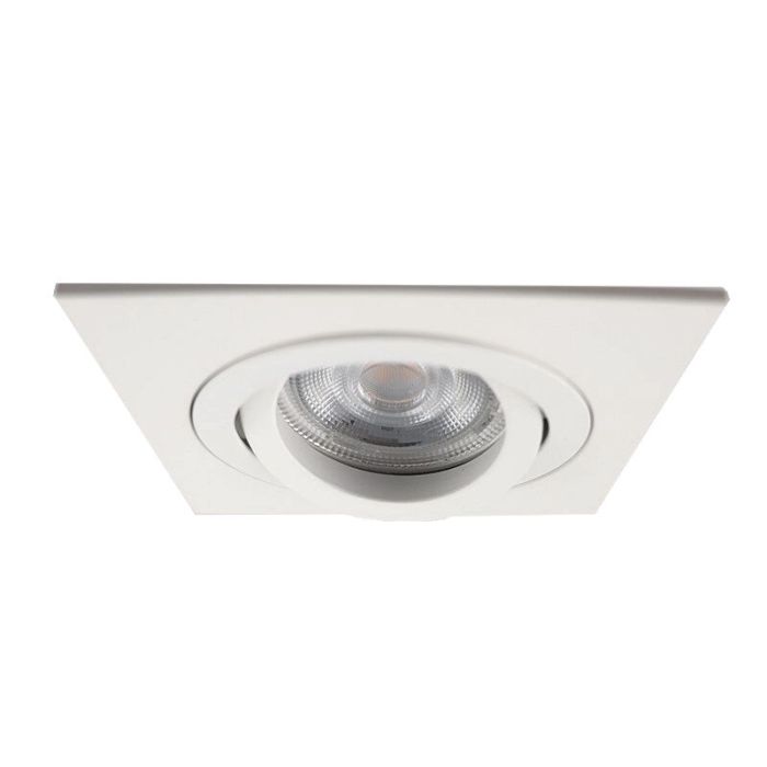 Foco empotrable blanco de aluminio, Heido