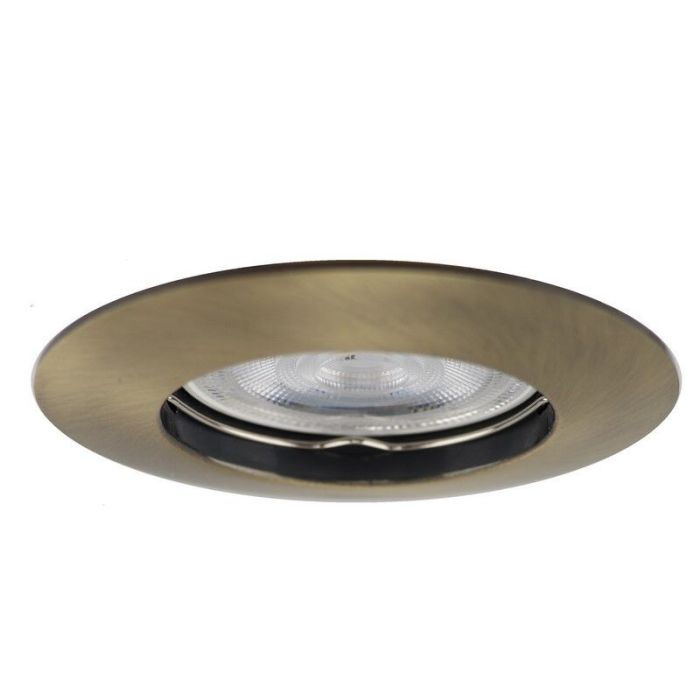 Foco empotrable bronce de aluminio, Rudo