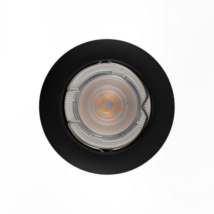 Foco empotrable negro de aluminio, Ipsi