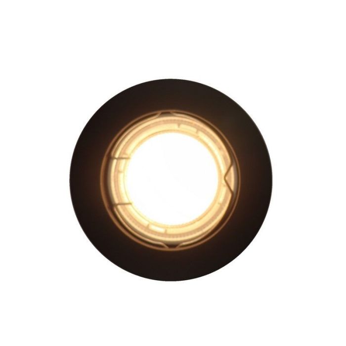 Foco empotrable negro de aluminio, Ipsi