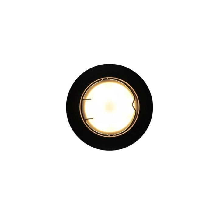Foco empotrable negro de aluminio, Ipsi