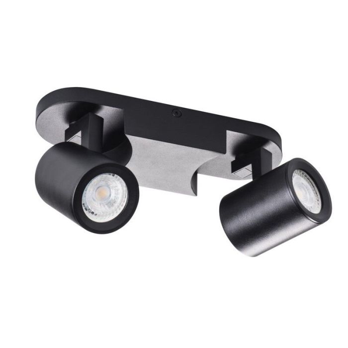 Foco de techo negro moderno, Senay