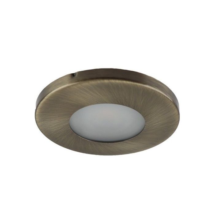 Foco empotrable baño bronce de metal, Mela, IP44