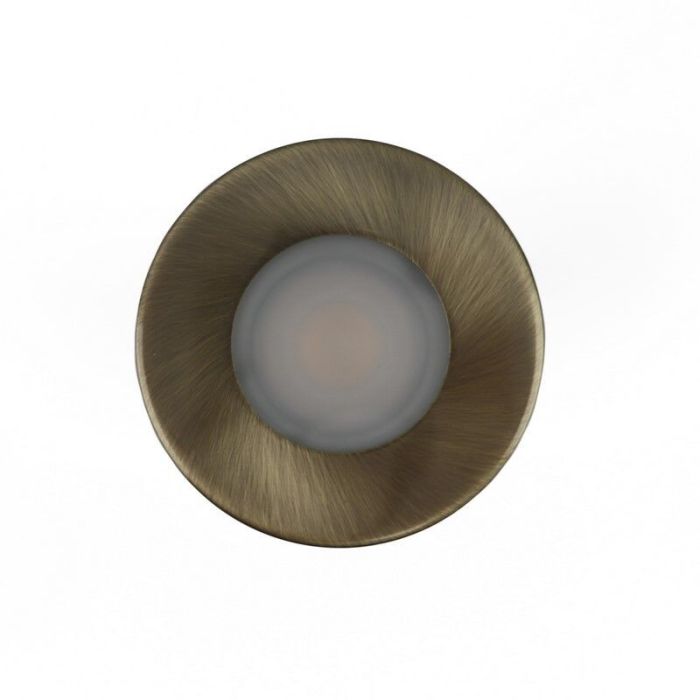 Foco empotrable baño bronce de metal, Mela, IP44