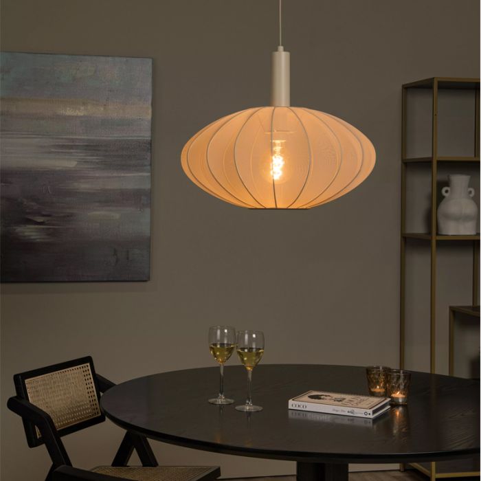 Lámpara colgante moderna beige, Corina