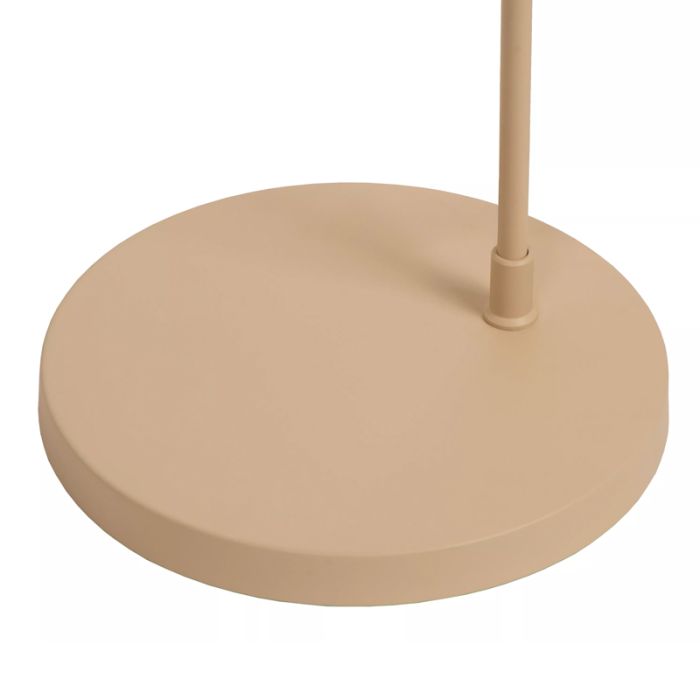 Lámpara de pie moderna beige, Corina, con interruptor