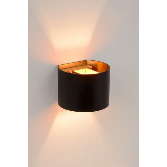 Aplique up down moderno negro, Xio