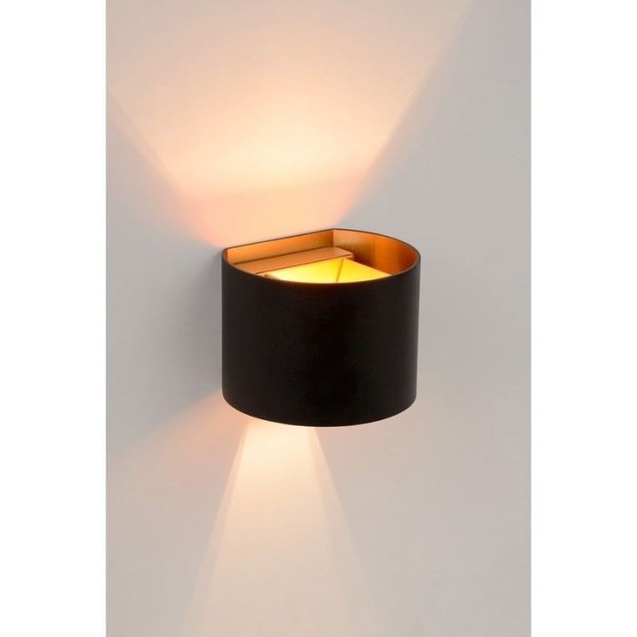 Aplique up down moderno negro, Xio