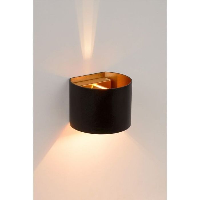 Aplique up down moderno negro, Xio