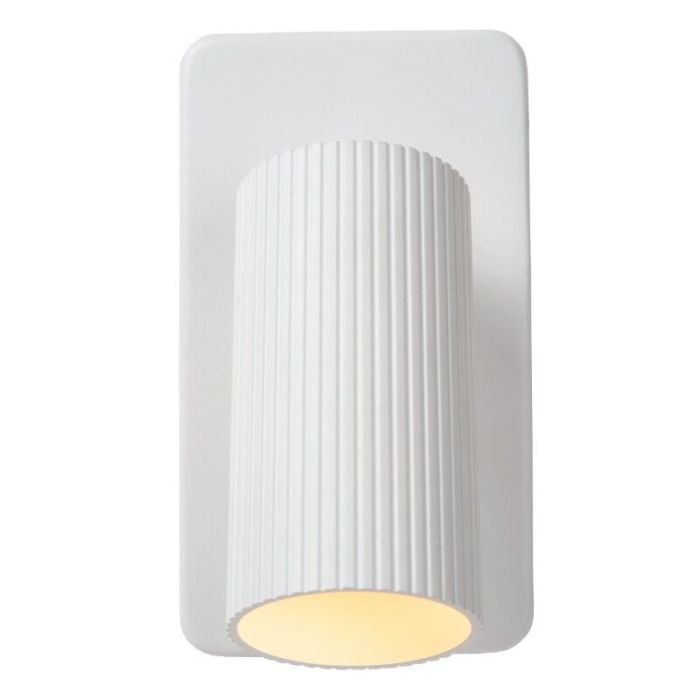 Foco de pared moderno blanco, Clubs, con interruptor