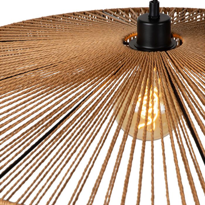 Lámpara colgante de ratán madera, Yunkai