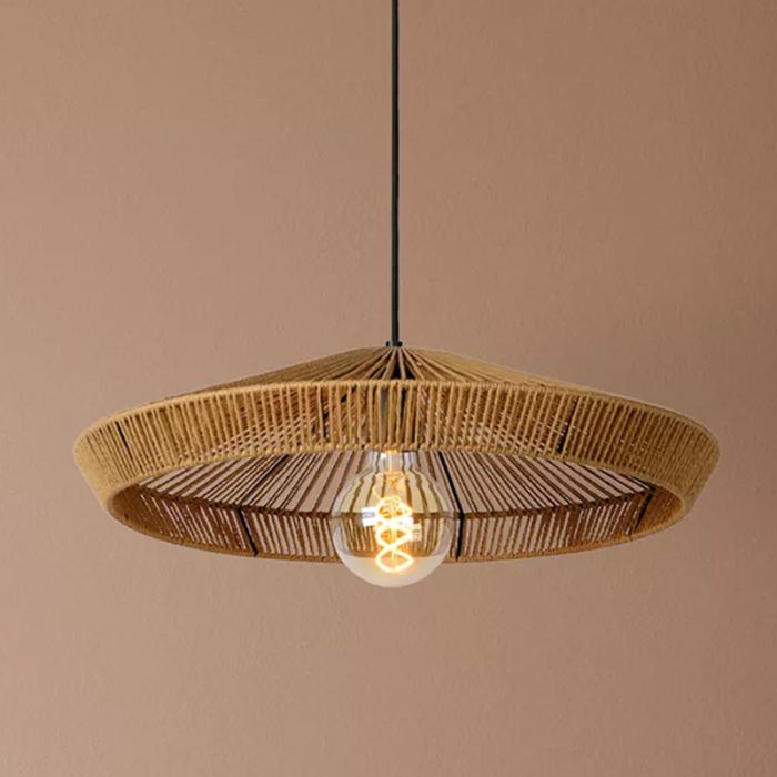 Lámpara colgante de ratán madera, Yunkai