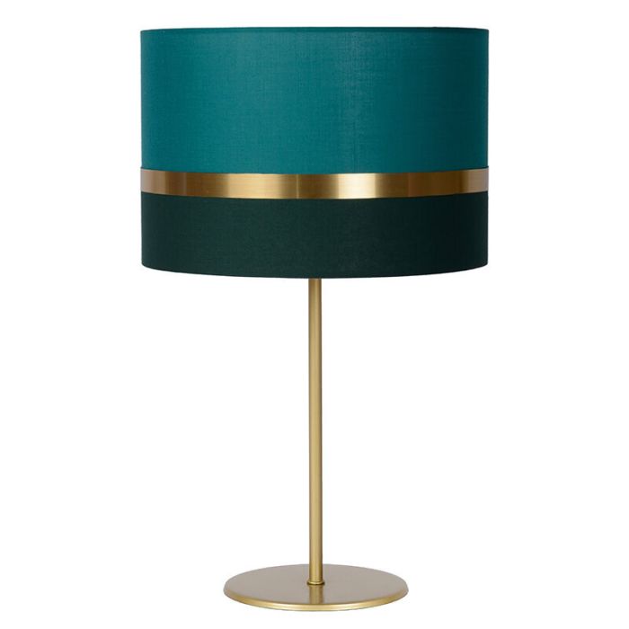 Lámpara de mesa retro verde, Extravaganza Tusse, con interruptor