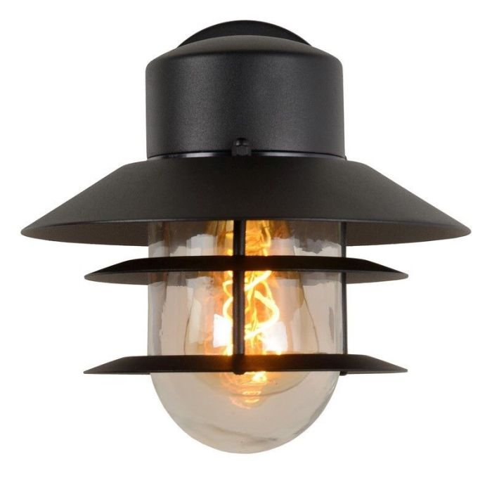 Lámpara exterior moderno negro, Zico, IP44