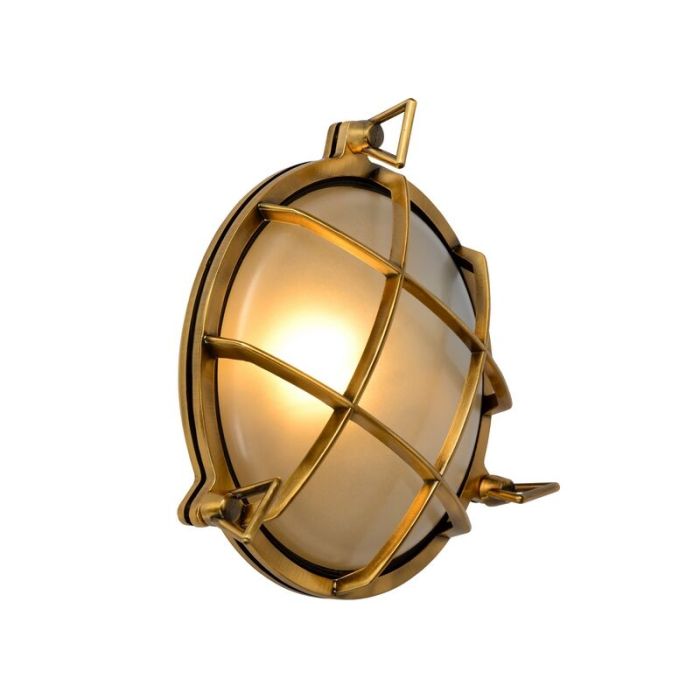 Lámpara exterior retro dorado, Dudley, IP65