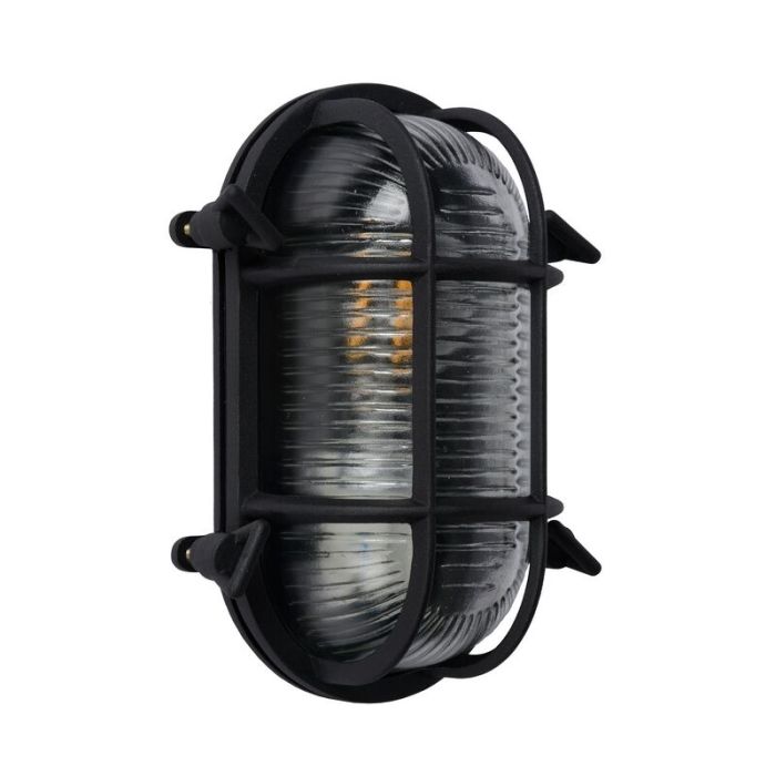 Lámpara exterior retro negro, Dudley, IP65