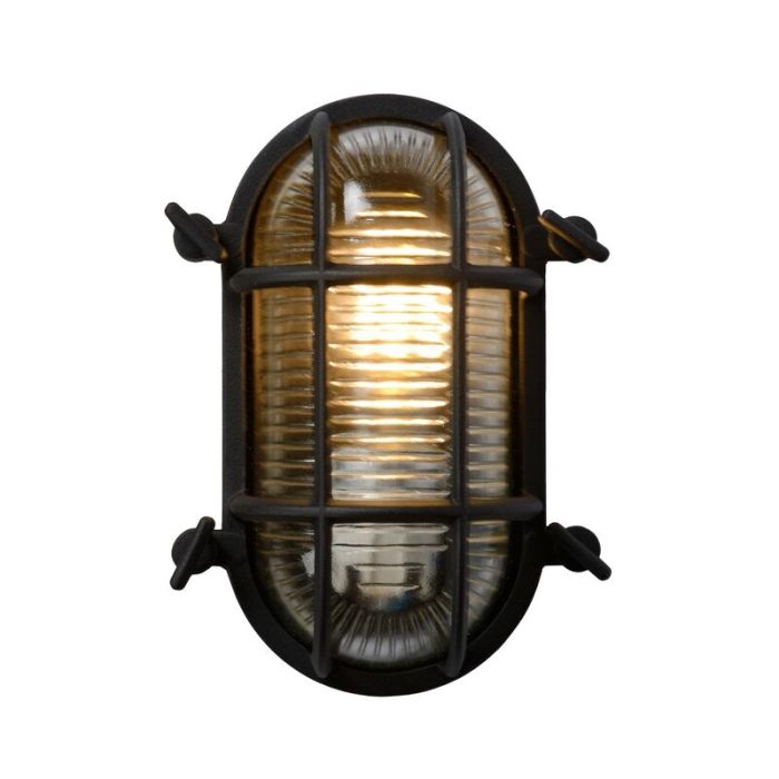 Lámpara exterior retro negro, Dudley, IP65