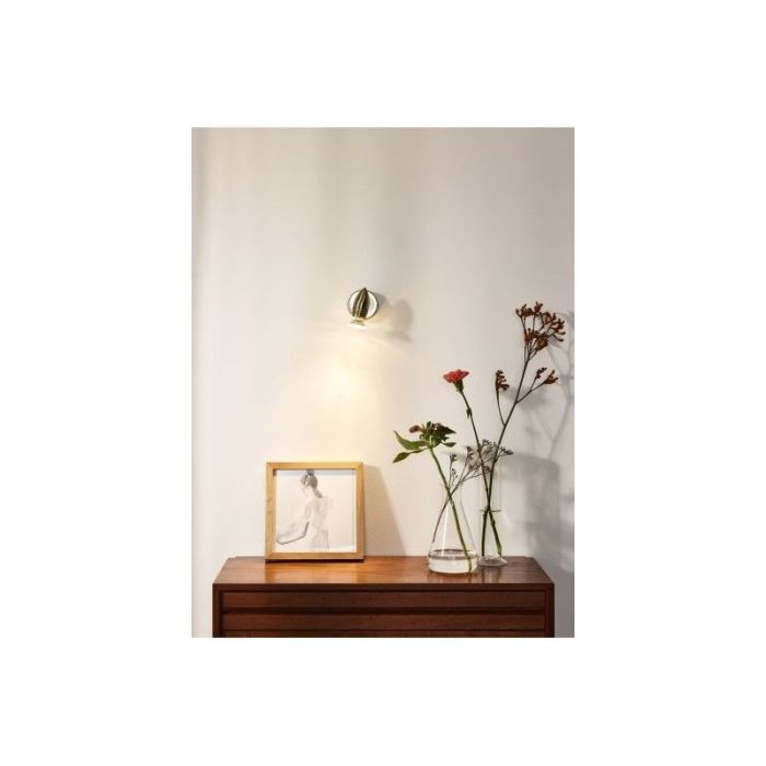 Foco de pared moderno cromado, Caro