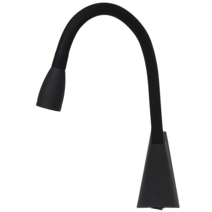Aplique moderno negro, Galen, 3W, 3000K LED, con interruptor