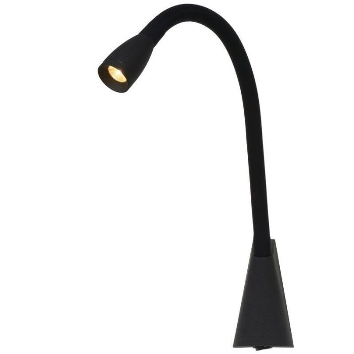 Aplique moderno negro, Galen, 3W, 3000K LED, con interruptor