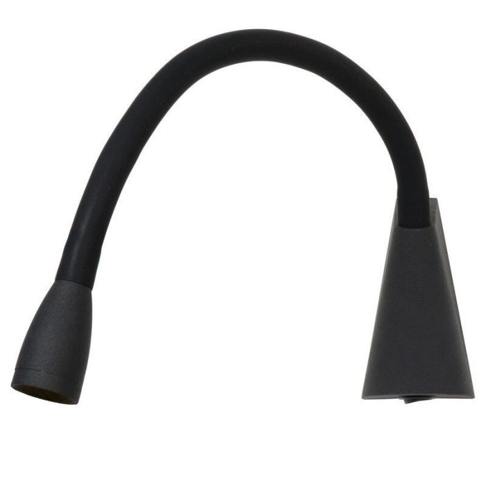 Aplique moderno negro, Galen, 3W, 3000K LED, con interruptor