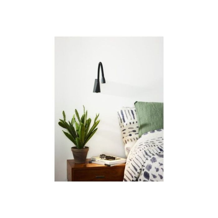 Aplique moderno negro, Galen, 3W, 3000K LED, con interruptor