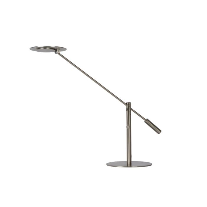 Flexo moderno cromado, Anselmo, 9W, 3000K LED, con regulador táctil