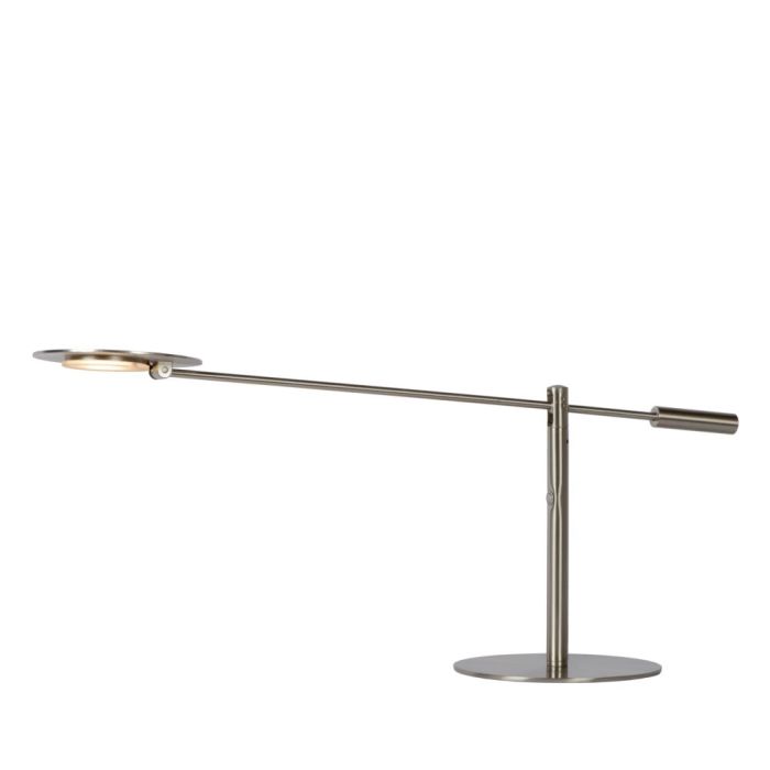 Flexo moderno cromado, Anselmo, 9W, 3000K LED, con regulador táctil