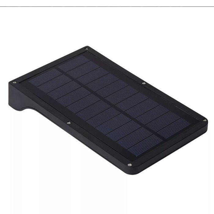 Aplique exterior con sensor de movimiento moderno negro, Basic, 3W, 2700K LED, IP44