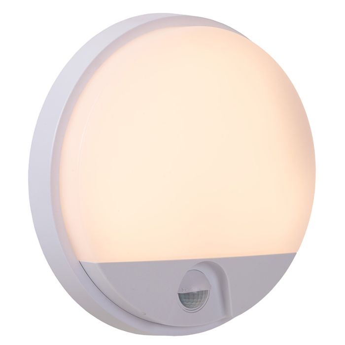 Aplique baño moderno blanco, Hups Ir, 10W, 3000K LED, IP54