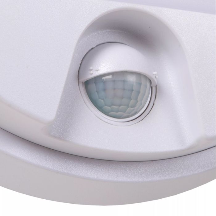 Aplique baño moderno blanco, Hups Ir, 10W, 3000K LED, IP54