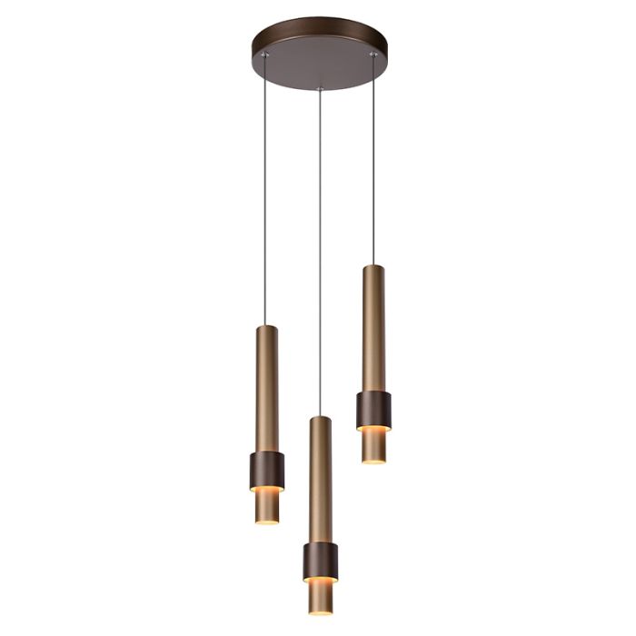Lámpara colgante moderna marrón, Margary, 4W, 2700K LED