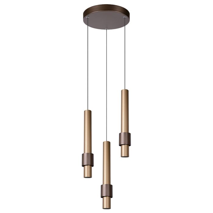Lámpara colgante moderna marrón, Margary, 4W, 2700K LED