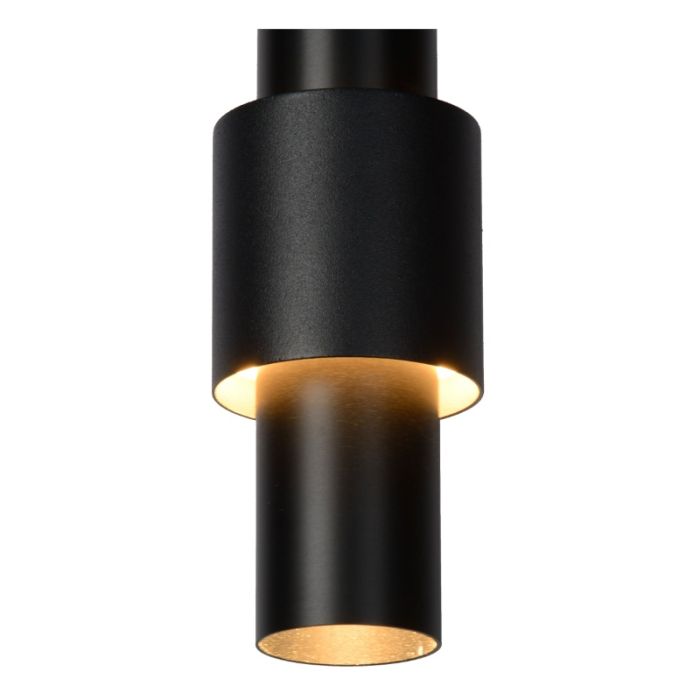 Lámpara colgante moderna negra, Margary, 4,2W, 2700K LED