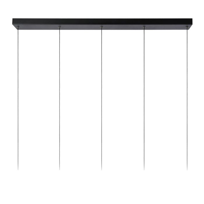 Lámpara colgante moderna negra, Margary, 4,2W, 2700K LED