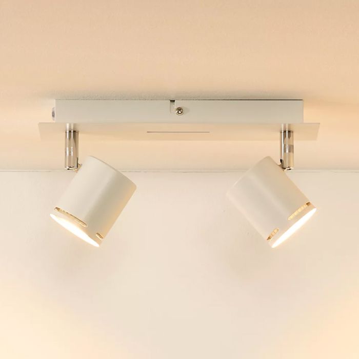 Foco de techo moderno blanco, Rilou