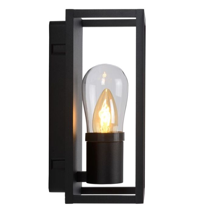 Aplique moderno negro, Carlyn, IP54