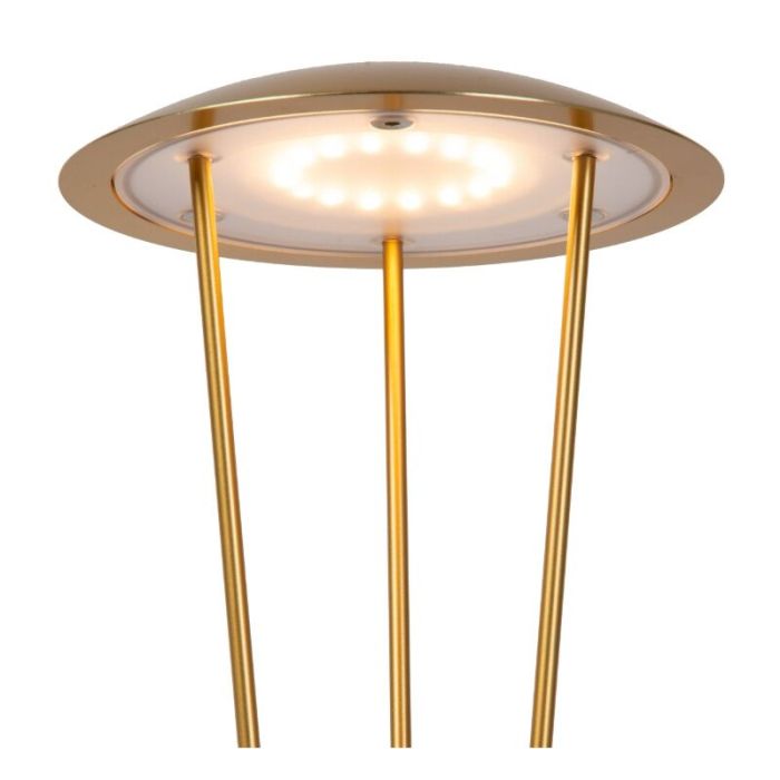 Lámpara de mesa recargable para exterior moderna latón, Renee, 2,2W, 2700K LED, IP54, con regulador táctil