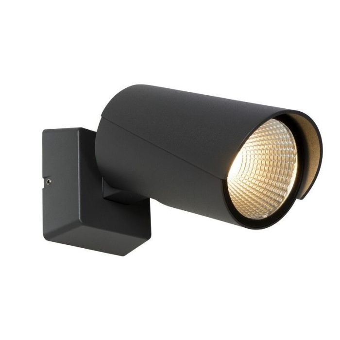 Lámpara exterior moderna antracita, Manal, 12W, 3000K LED, IP65