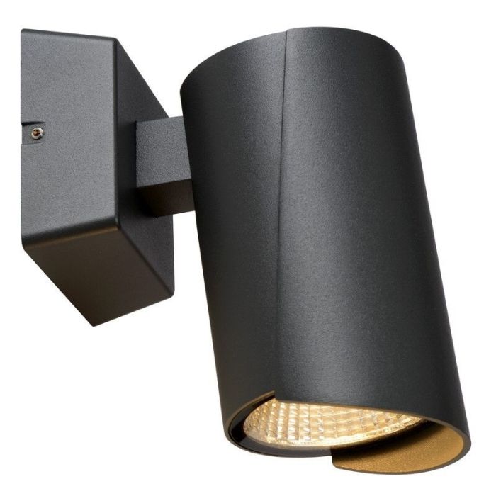 Lámpara exterior moderna antracita, Manal, 12W, 3000K LED, IP65