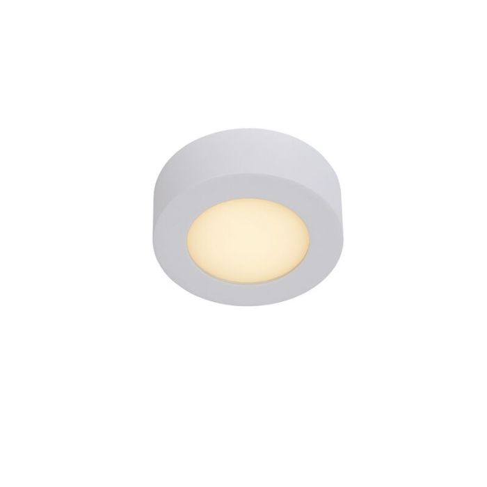 Plafón de techo moderno blanco, Brice, 8W, 3000K LED, IP44