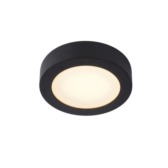Plafón de techo moderno negro, Brice, 11W, 3000K LED, IP44