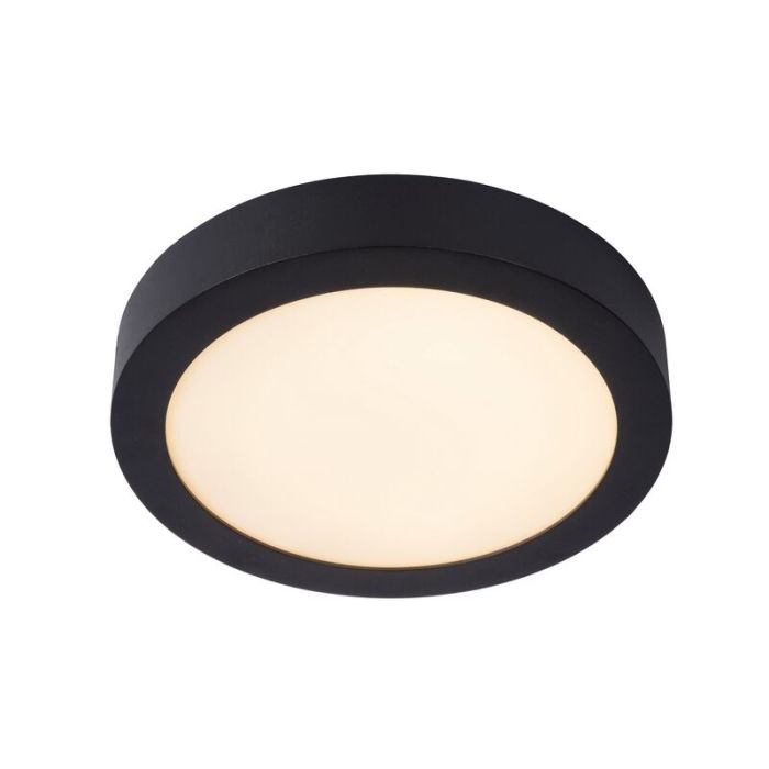 Plafón de techo moderno negro, Brice, 15W, 3000K LED, IP44