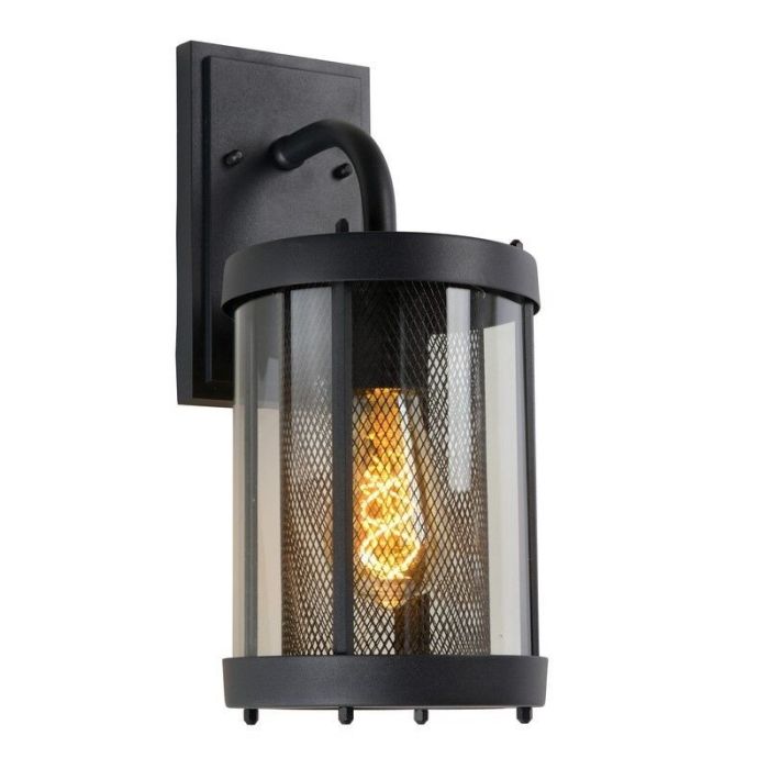 Aplique moderno negro, Makkum, IP23