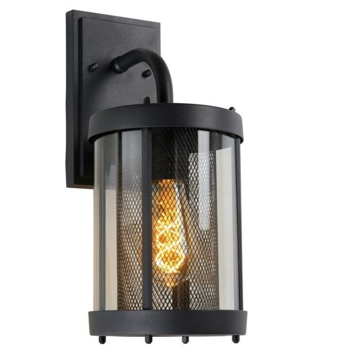 Aplique moderno negro, Makkum, IP23