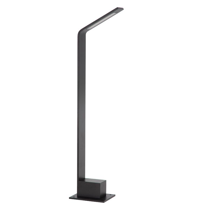 Lámpara exterior moderna negra, Lawford, 6W, 3000K LED, IP54